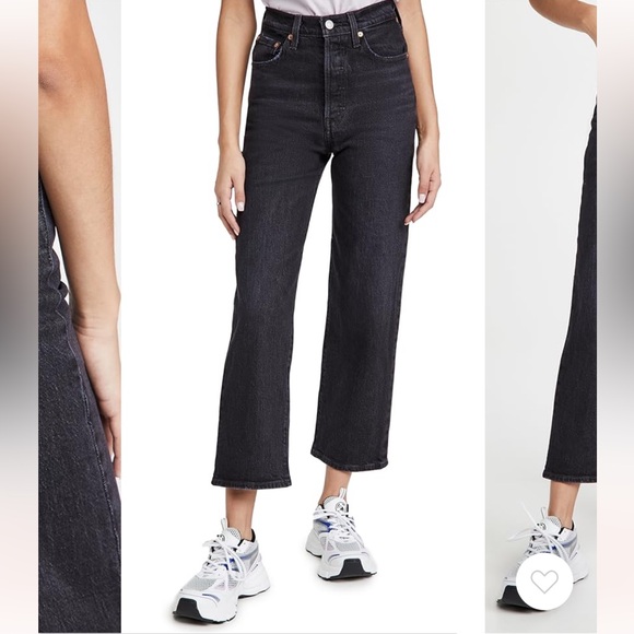 Levi’s Ribcage Straight Ankle Jeans, Feelin’ Cagey size 31 - Picture 13 of 14